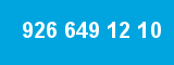926 649 12 10